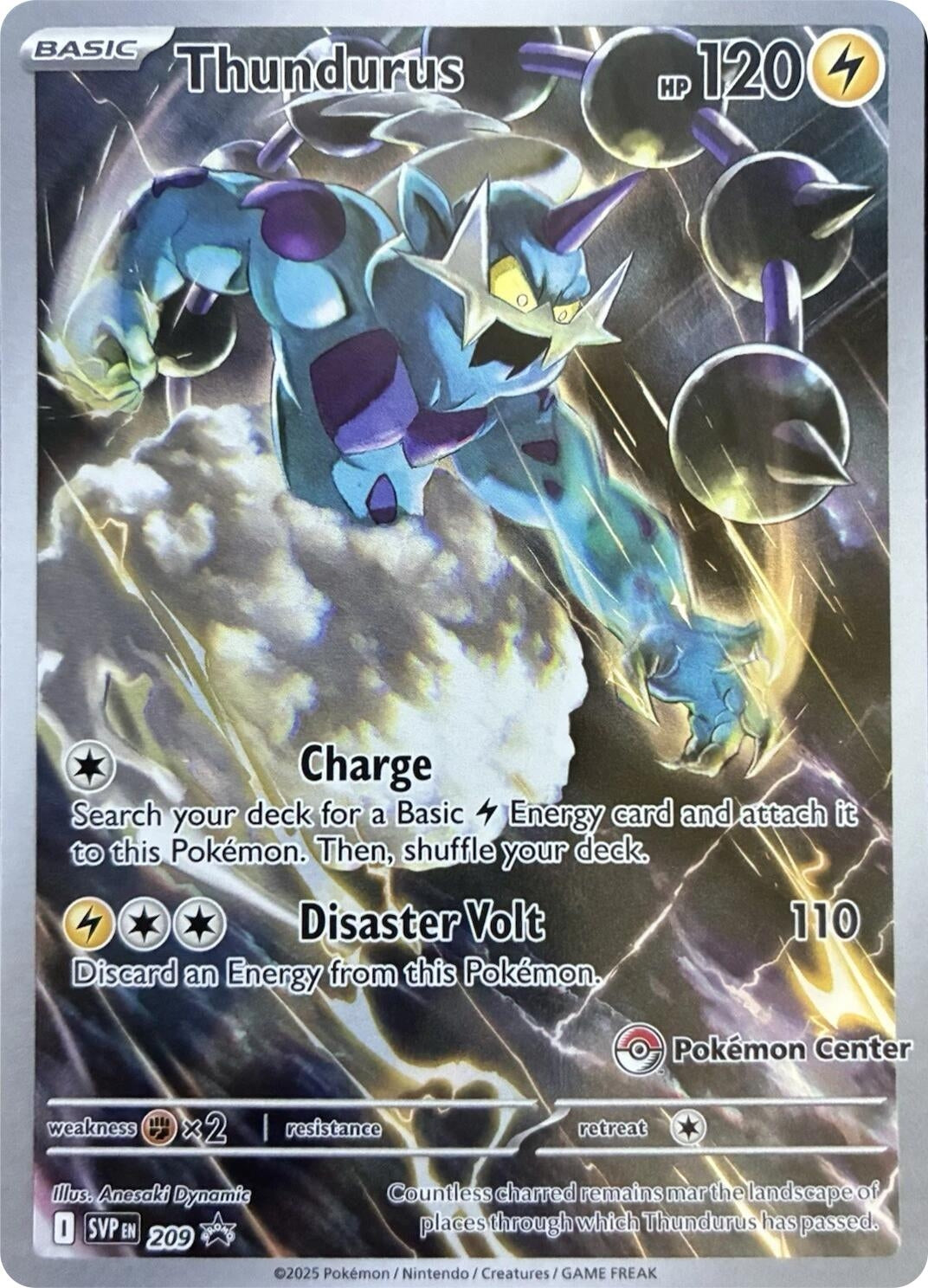 Image for Thundurus - 209 (Pokemon Center Exclusive) (209) [SV: Scarlet & Violet Promo Cards] - Pokemon