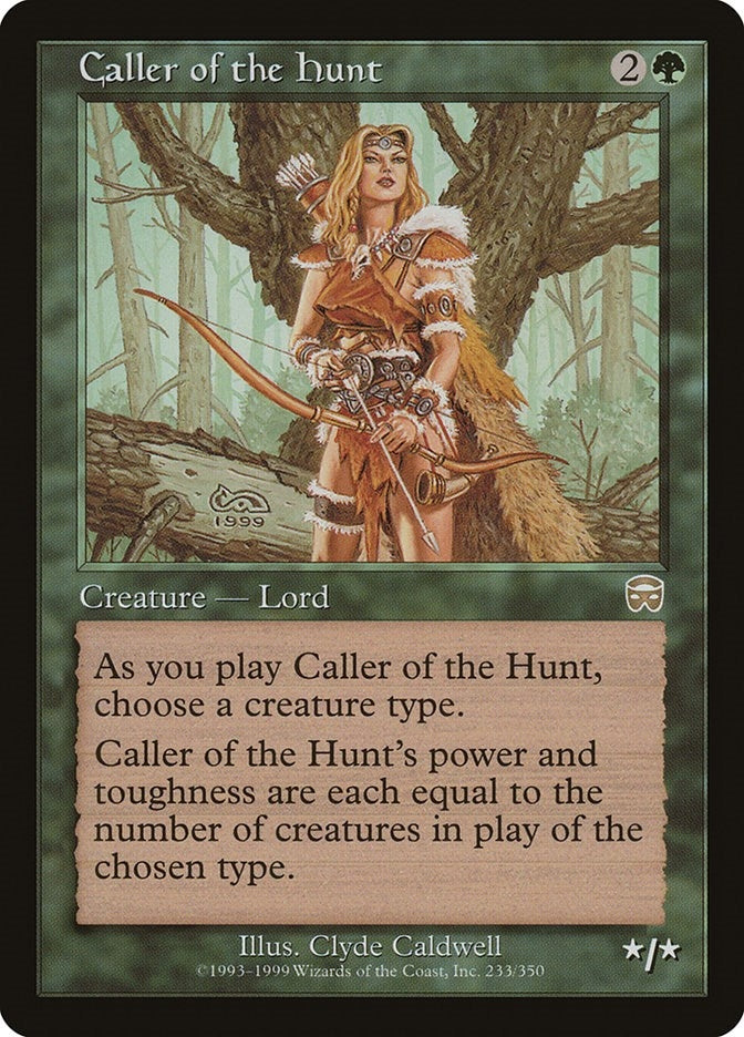 Image for Caller of the Hunt (233) [Mercadian Masques] - Magic: The Gathering