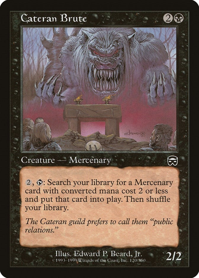 Image for Cateran Brute (120) [Mercadian Masques] - Magic: The Gathering