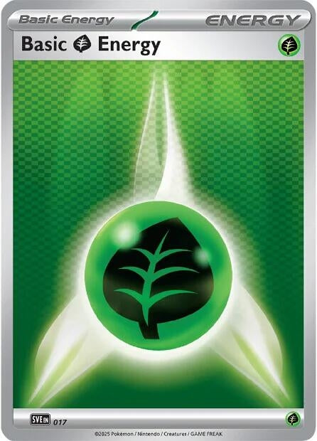 Image for Basic Grass Energy - 017 (017) [SVE: Scarlet & Violet Energies] - Pokemon