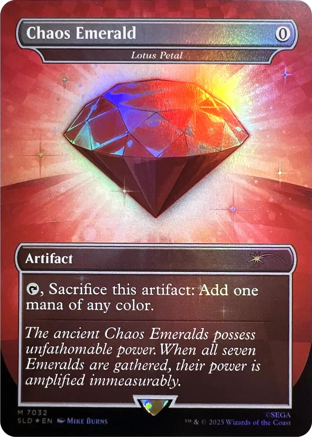 Image for Chaos Emerald - Lotus Petal (7032) (7032) [Secret Lair Drop Series] - Magic: The Gathering