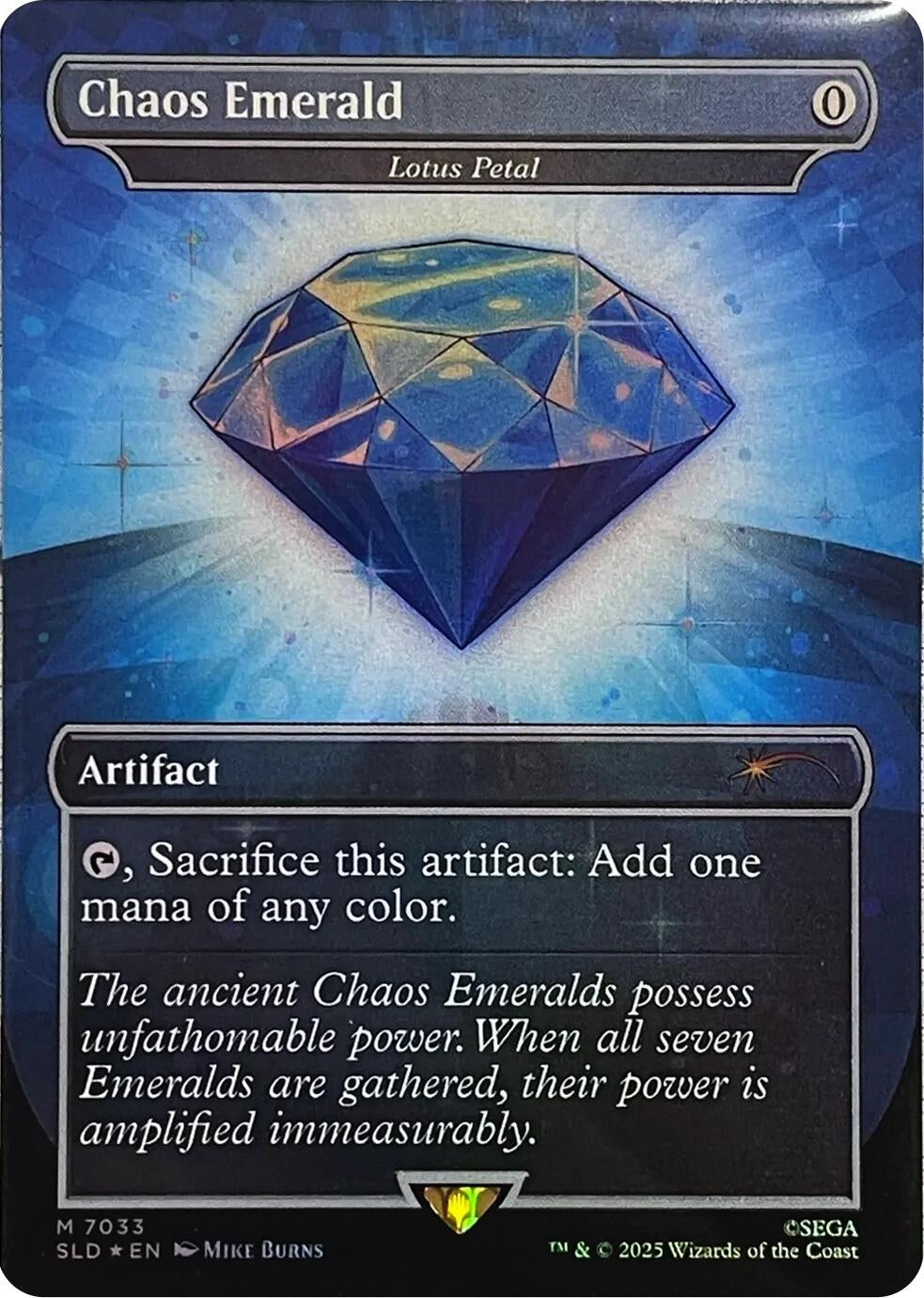 Image for Chaos Emerald - Lotus Petal (7033) (7033) [Secret Lair Drop Series] - Magic: The Gathering