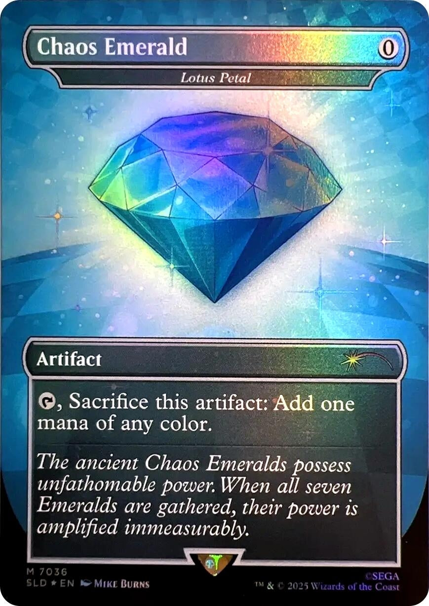 Image for Chaos Emerald - Lotus Petal (7036) (7036) [Secret Lair Drop Series] - Magic: The Gathering