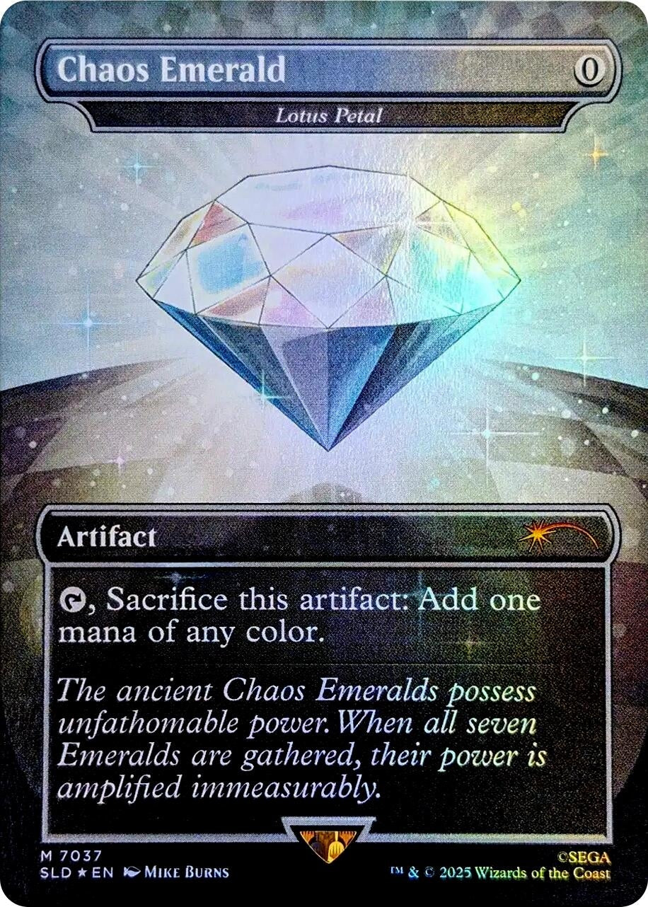 Image for Chaos Emerald - Lotus Petal (7037) (7037) [Secret Lair Drop Series] - Magic: The Gathering