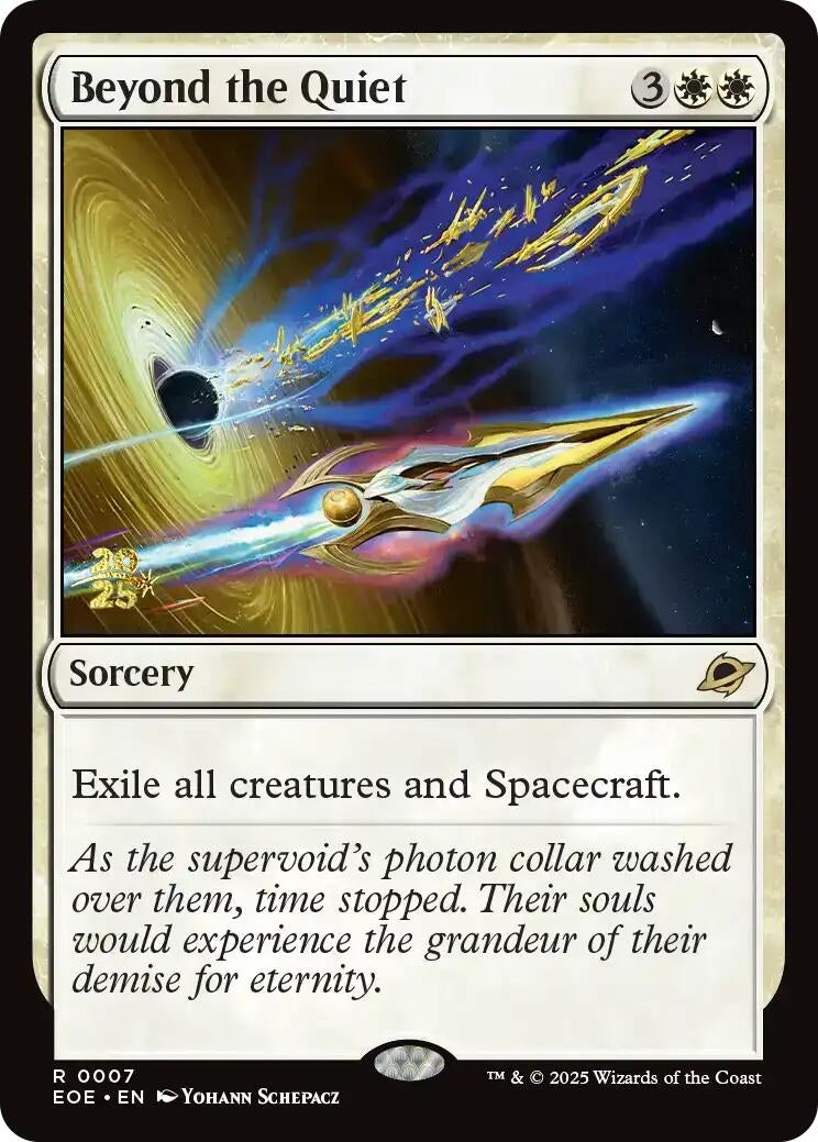 Image for Beyond the Quiet (7) [Prerelease Cards] - Magic: The Gathering
