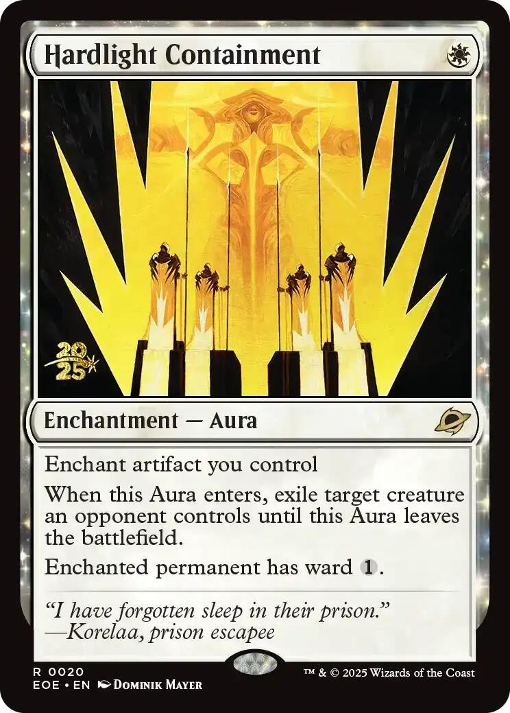 Image for Hardlight Containment (20) [Prerelease Cards] - Magic: The Gathering