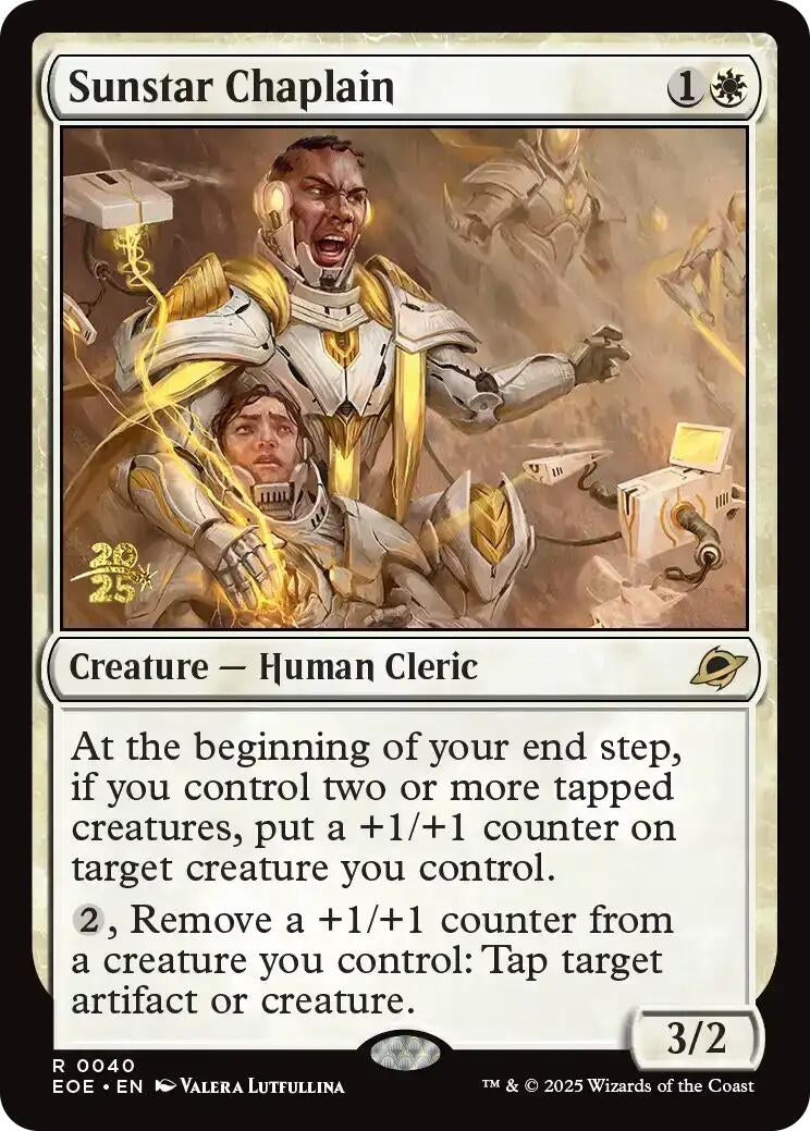Image for Sunstar Chaplain (40) [Prerelease Cards] - Magic: The Gathering