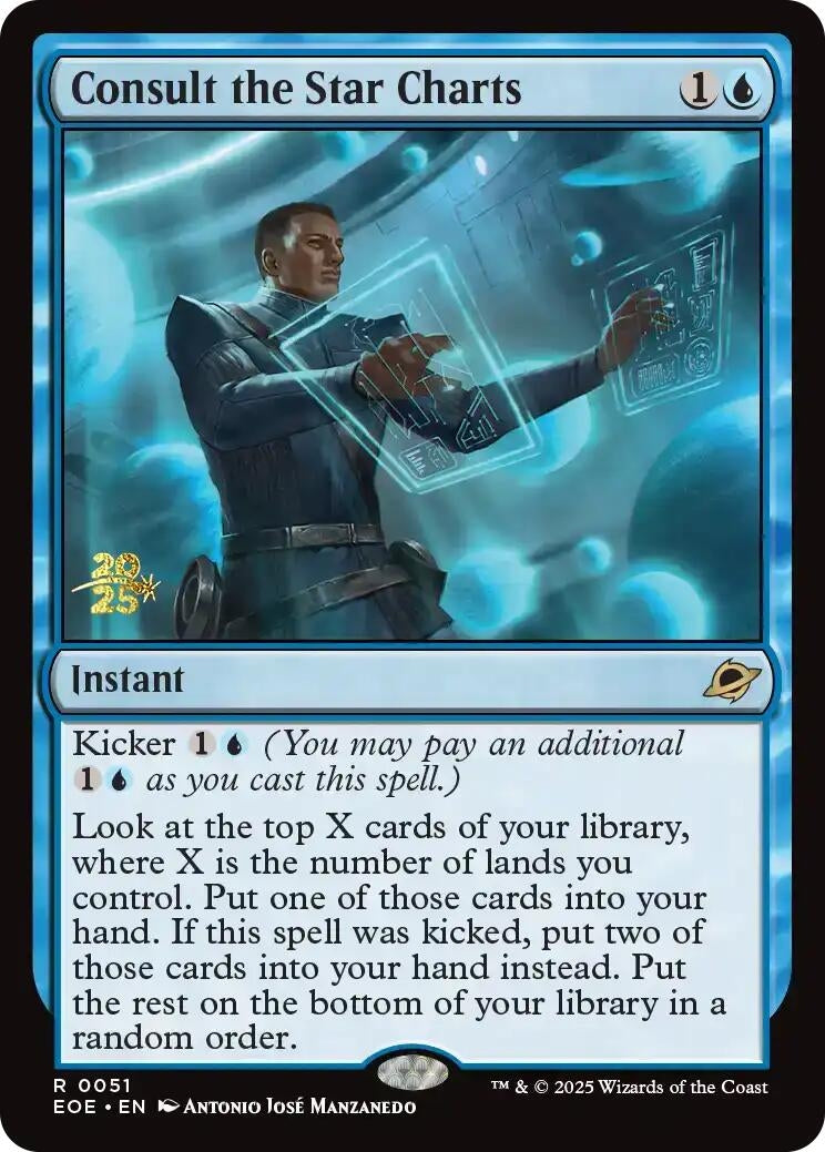 Image for Consult the Star Charts (51) [Prerelease Cards] - Magic: The Gathering