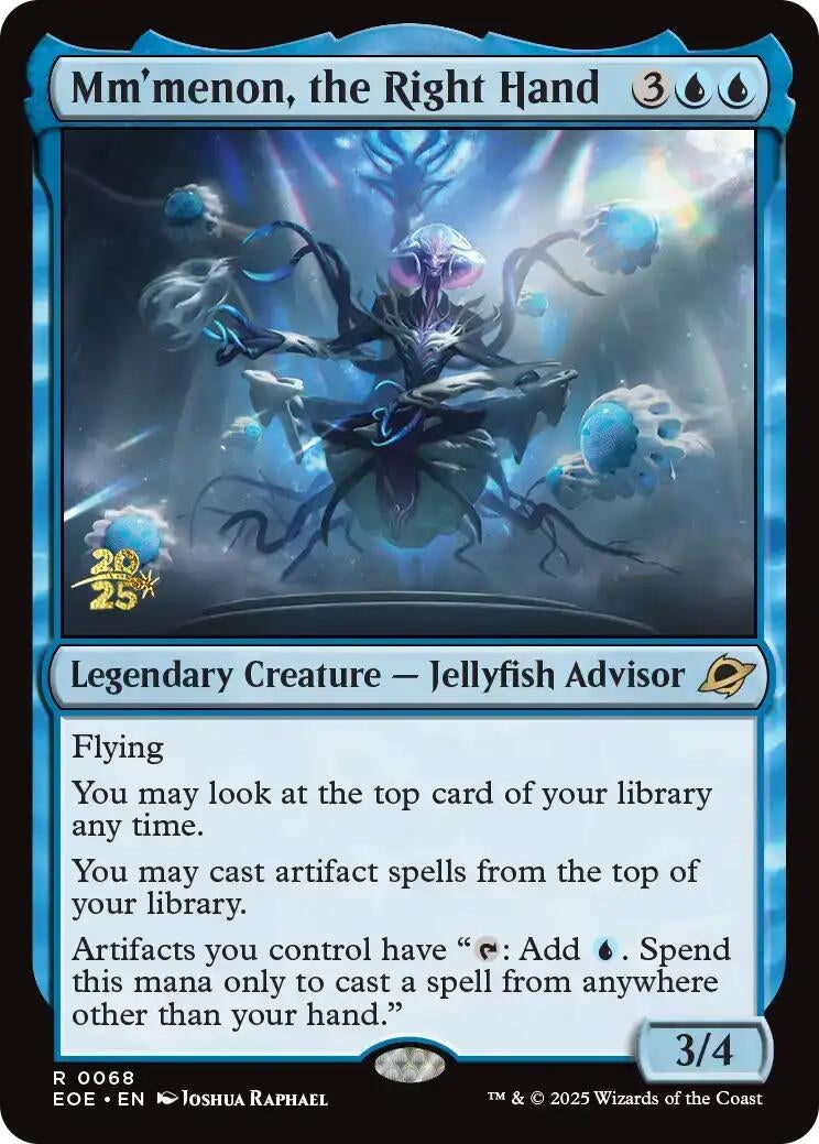 Image for Mm'menon, the Right Hand (68) [Prerelease Cards] - Magic: The Gathering