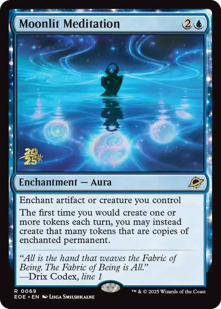 Image for Moonlit Meditation (69) [Prerelease Cards] - Magic: The Gathering
