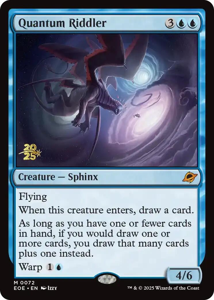 Image for Quantum Riddler (72) [Prerelease Cards] - Magic: The Gathering