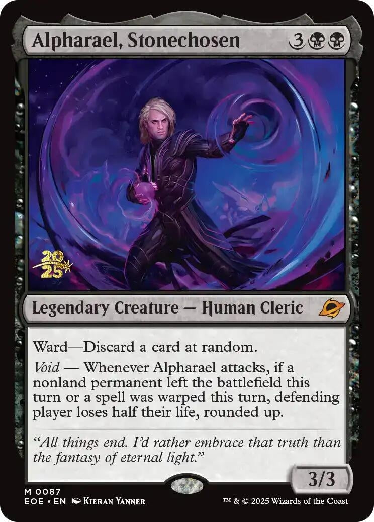Image for Alpharael, Stonechosen (87) [Prerelease Cards] - Magic: The Gathering
