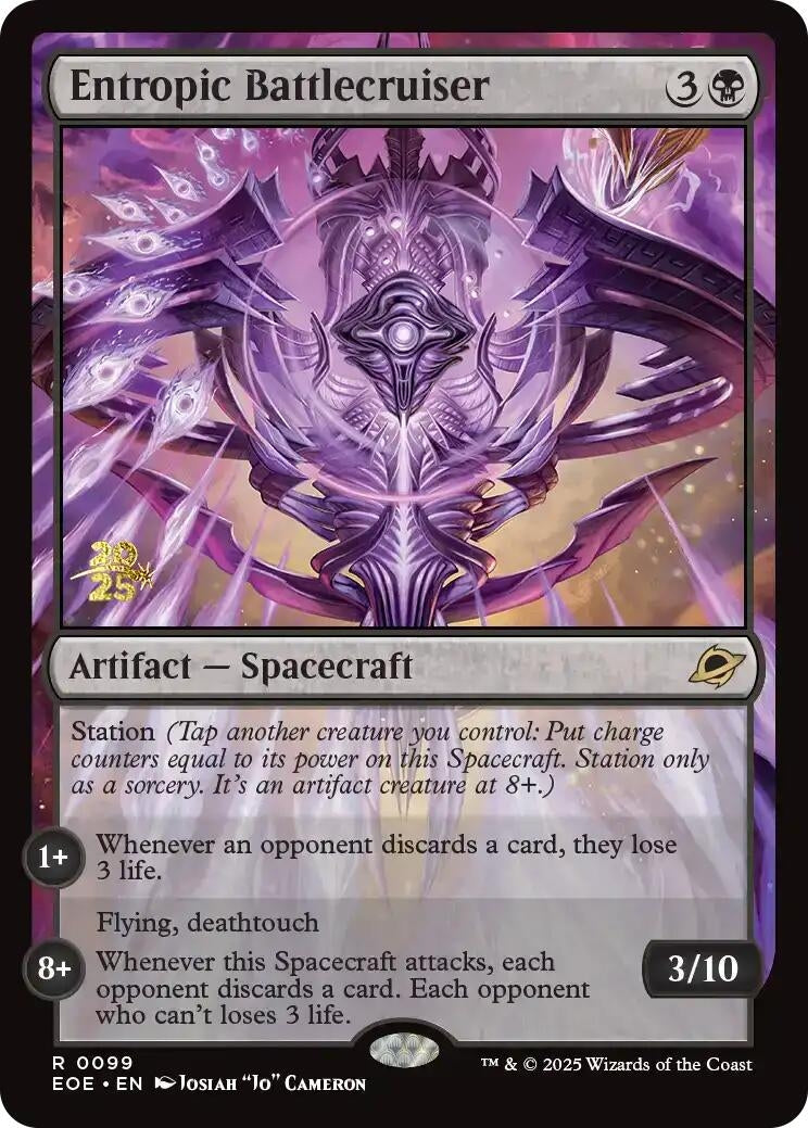 Image for Entropic Battlecruiser (99) [Prerelease Cards] - Magic: The Gathering