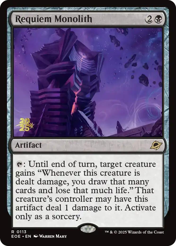 Image for Requiem Monolith (113) [Prerelease Cards] - Magic: The Gathering