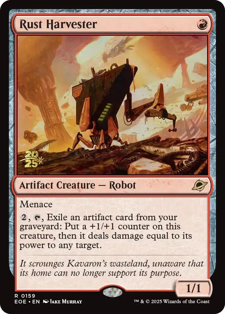 Image for Rust Harvester (159) [Prerelease Cards] - Magic: The Gathering