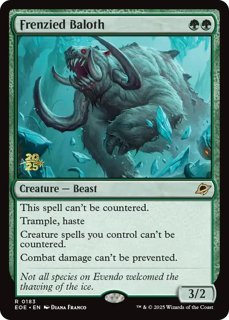 Image for Frenzied Baloth (183) [Prerelease Cards] - Magic: The Gathering