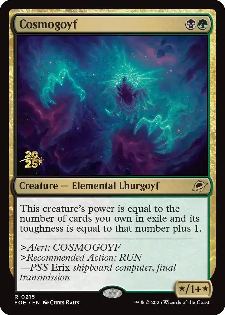 Image for Cosmogoyf (215) [Prerelease Cards] - Magic: The Gathering