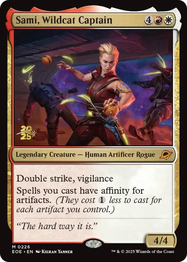 Image for Sami, Wildcat Captain (226) [Prerelease Cards] - Magic: The Gathering