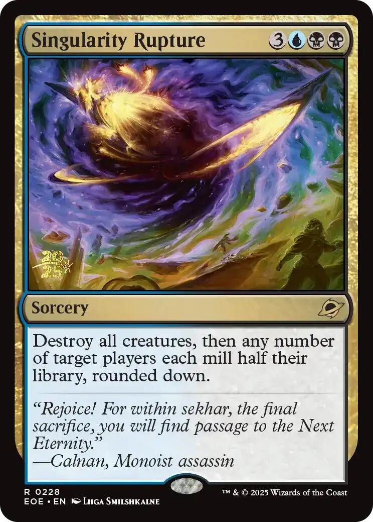 Image for Singularity Rupture (228) [Prerelease Cards] - Magic: The Gathering