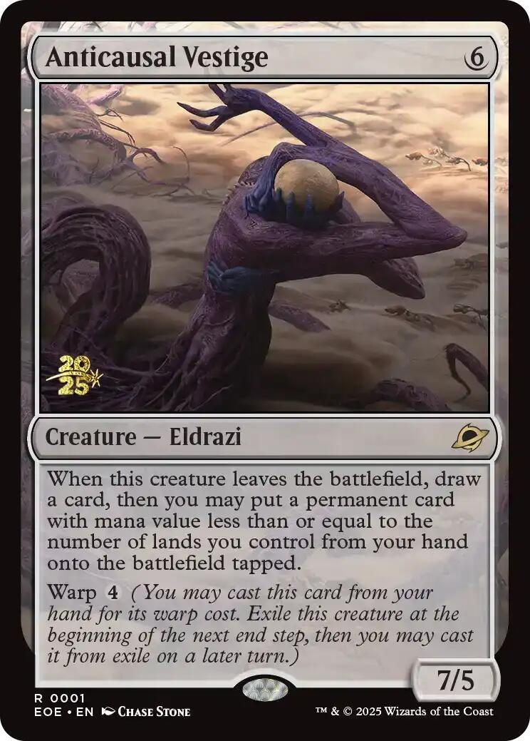Image for Anticausal Vestige (1) [Prerelease Cards] - Magic: The Gathering