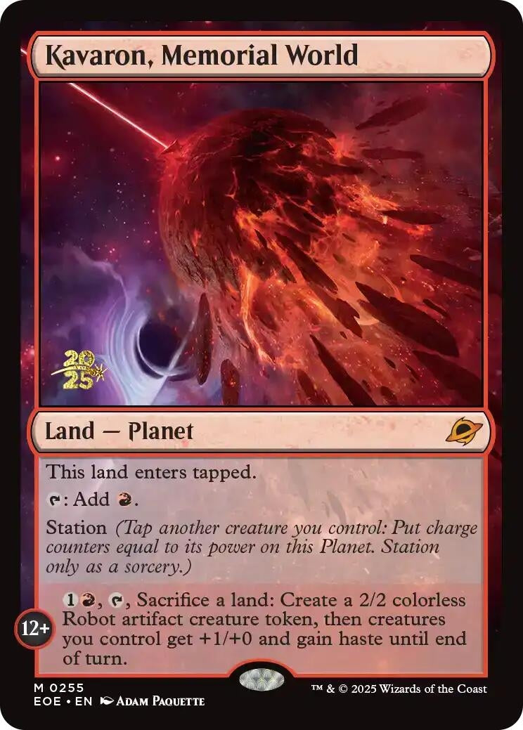 Image for Kavaron, Memorial World (255) [Prerelease Cards] - Magic: The Gathering