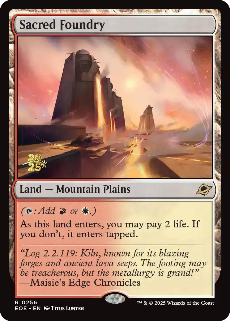 Image for Sacred Foundry (256) [Prerelease Cards] - Magic: The Gathering