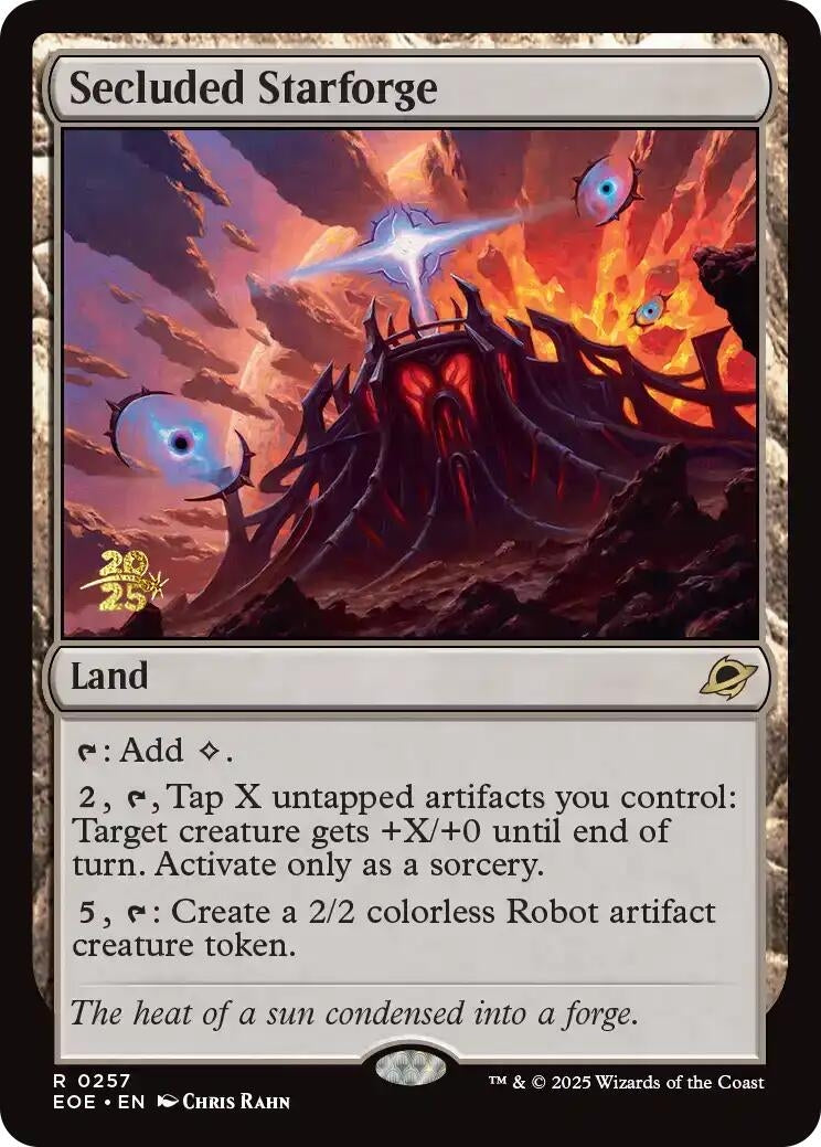 Image for Secluded Starforge (257) [Prerelease Cards] - Magic: The Gathering