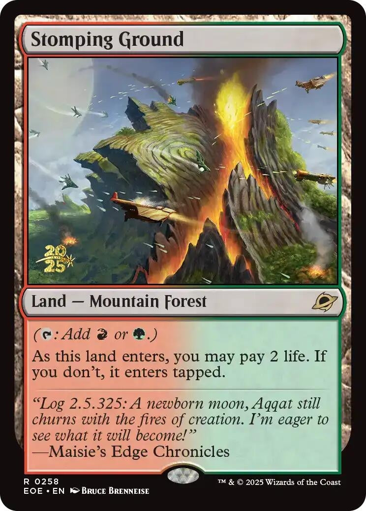 Image for Stomping Ground (258) [Prerelease Cards] - Magic: The Gathering