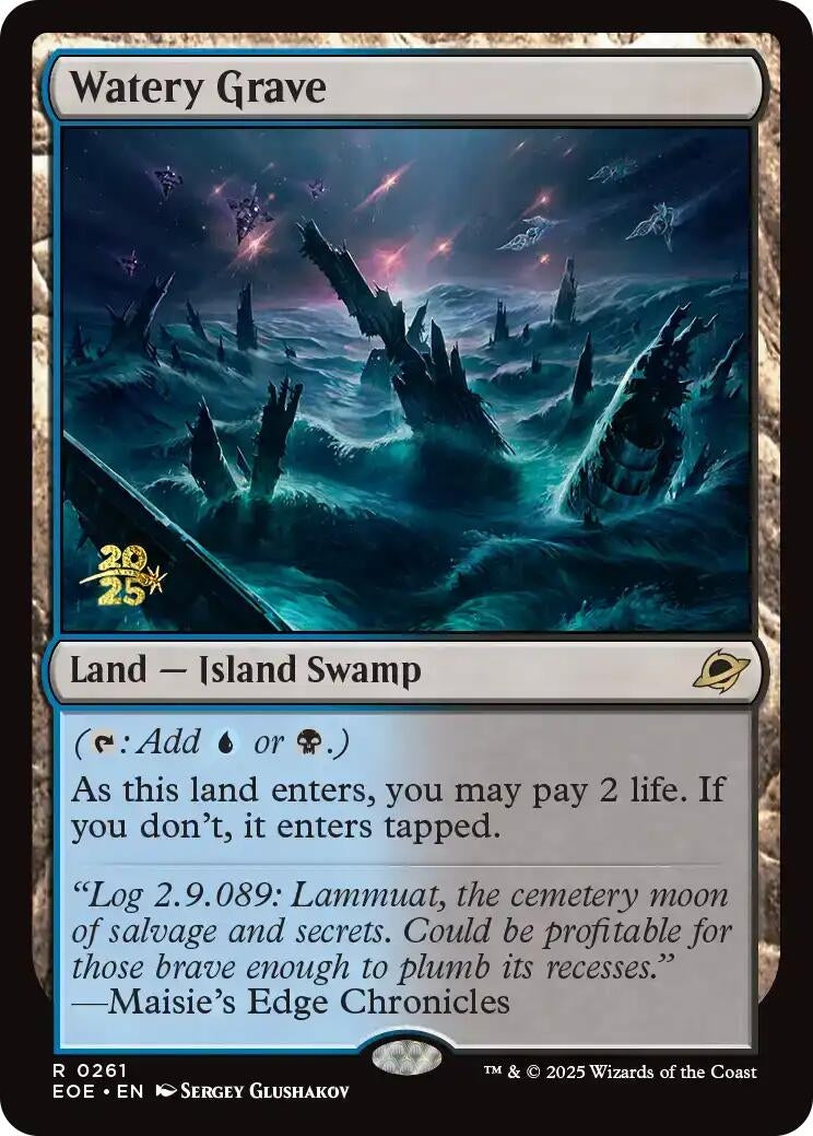 Image for Watery Grave (261) [Prerelease Cards] - Magic: The Gathering