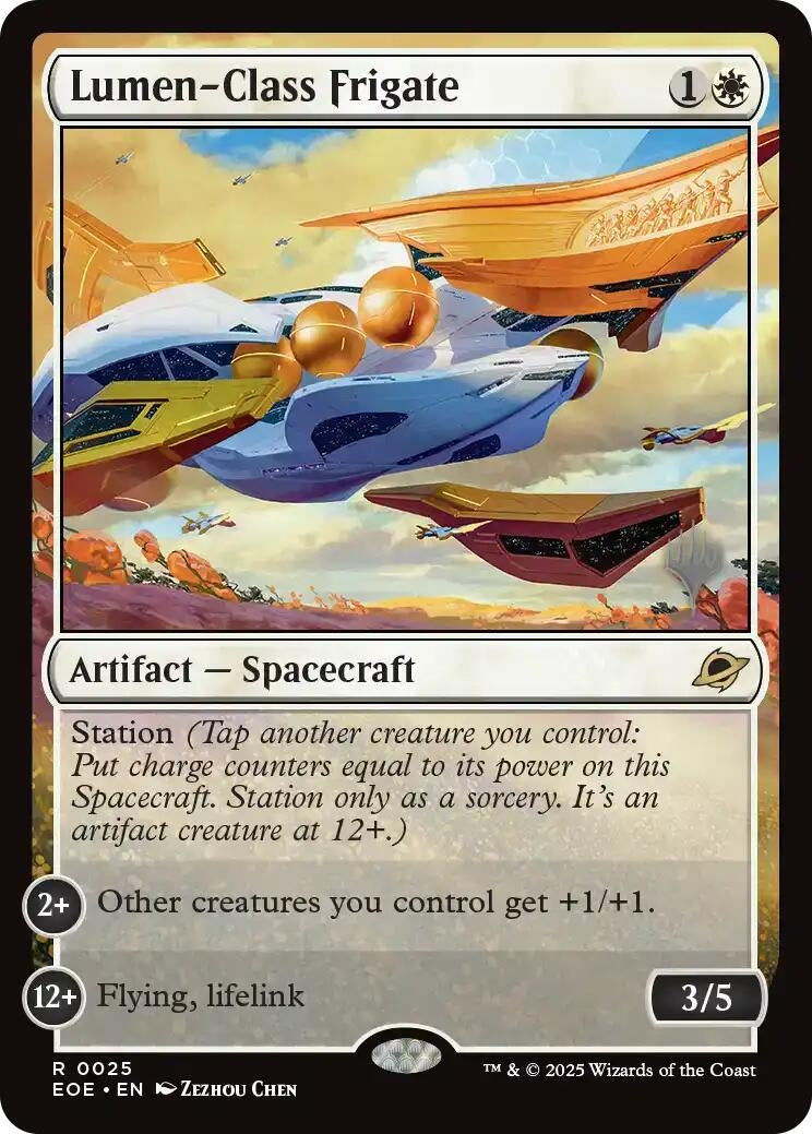 Lumen-Class Frigate (25) [Promo Pack: Edge of Eternities]