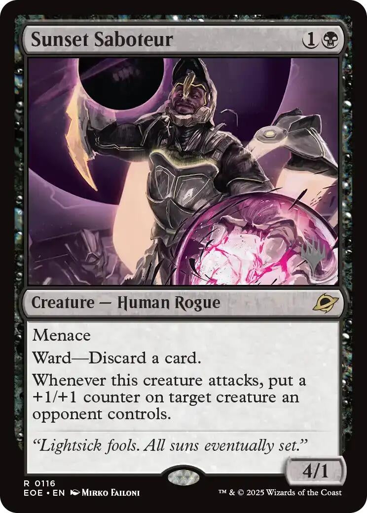 Image for Sunset Saboteur (116) [Edge of Eternities] - Magic: The Gathering