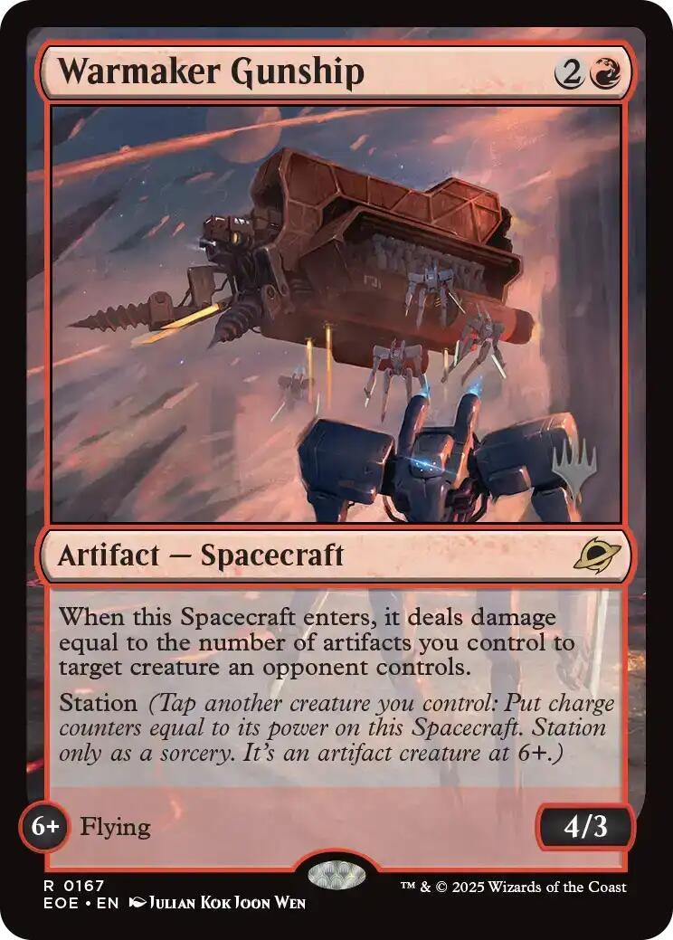 Image for Warmaker Gunship (167) [Edge of Eternities] - Magic: The Gathering