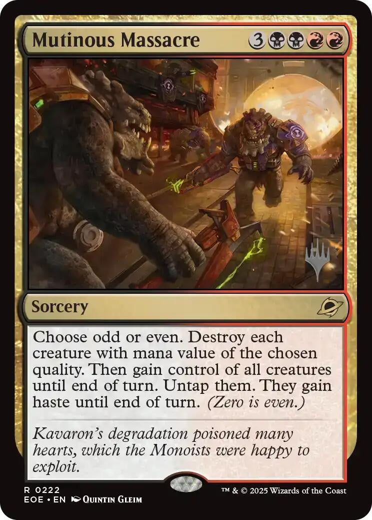 Image for Mutinous Massacre (222) [Edge of Eternities] - Magic: The Gathering