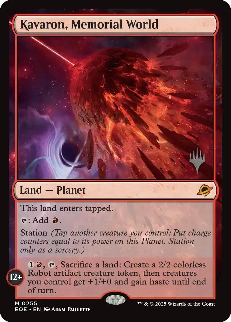 Image for Kavaron, Memorial World (255) [Edge of Eternities] - Magic: The Gathering