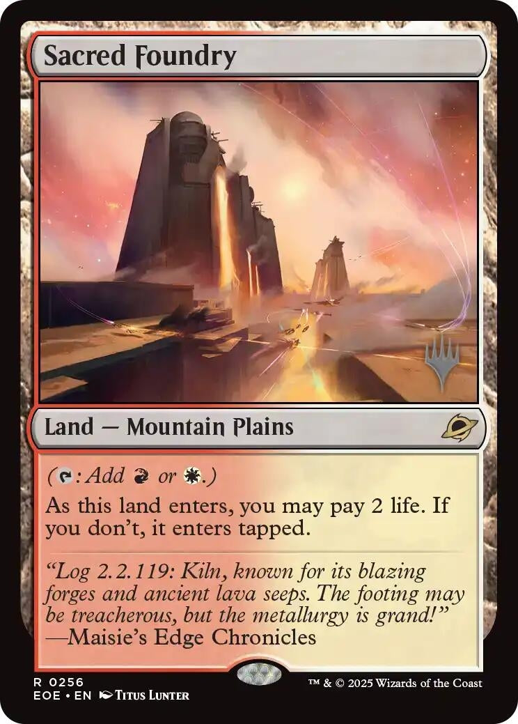 Image for Sacred Foundry (256) [Edge of Eternities] - Magic: The Gathering