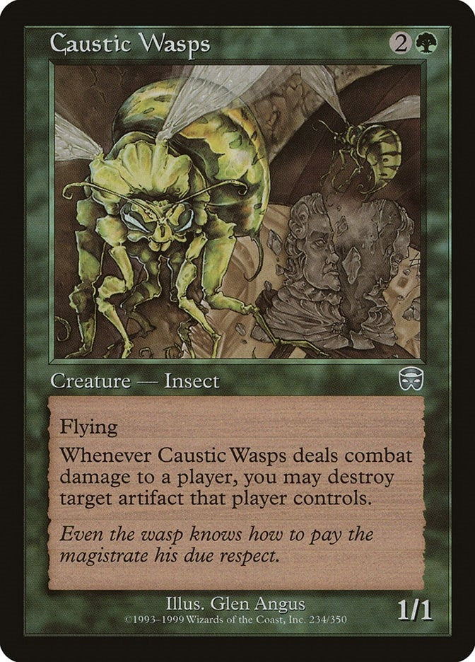 Image for Caustic Wasps (234) [Mercadian Masques] - Magic: The Gathering