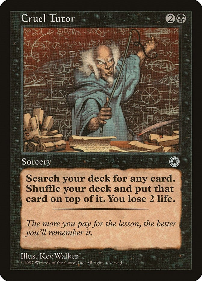 Image for Cruel Tutor [Portal] - Magic: The Gathering