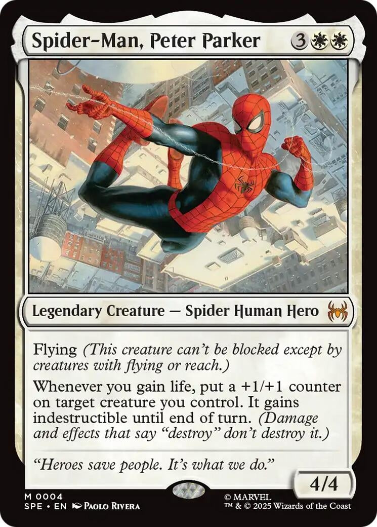 Image for Spider-Man, Peter Parker (4) [Marvel's Spider-Man: Eternal-Legal] - Magic: The Gathering