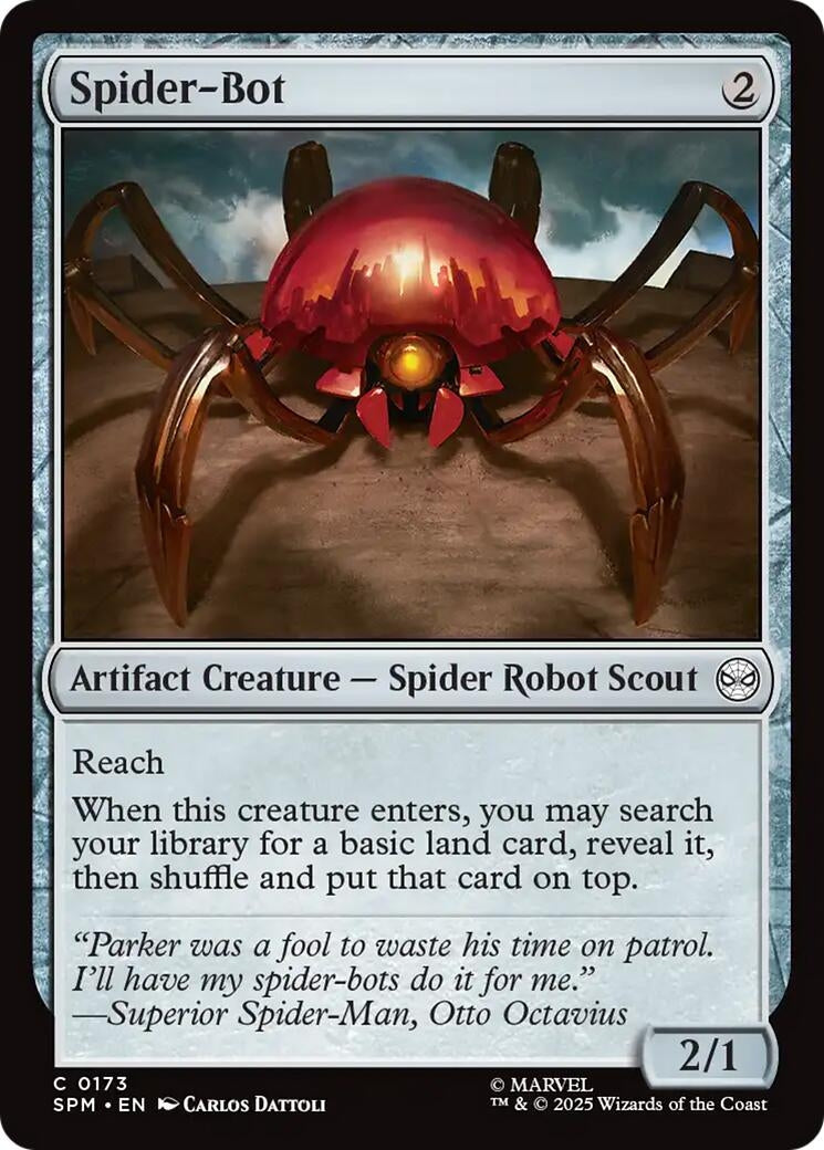 Image for Spider-Bot (173) [Marvel's Spider-Man] - Magic: The Gathering