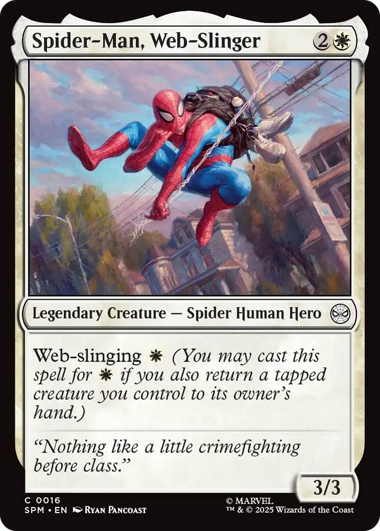 Image for Spider-Man, Web-Slinger (16) [Marvel's Spider-Man] - Magic: The Gathering