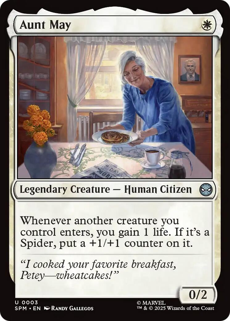 Image for Aunt May (3) [Marvel's Spider-Man] - Magic: The Gathering