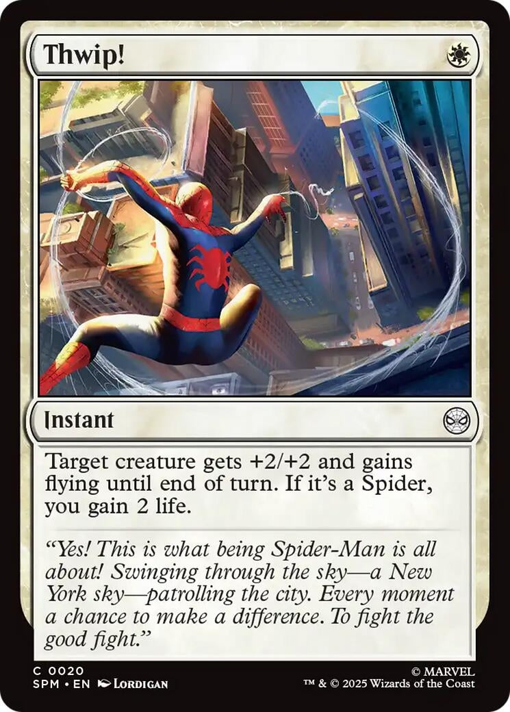 Image for Thwip! (20) [Marvel's Spider-Man] - Magic: The Gathering