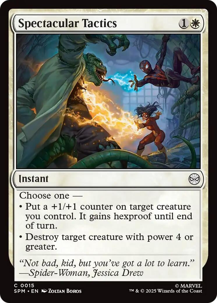 Image for Spectacular Tactics (15) [Marvel's Spider-Man] - Magic: The Gathering