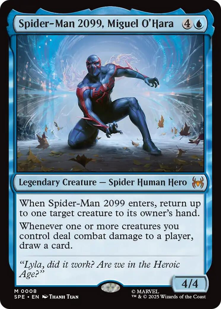 Image for Spider-Man 2099, Miguel O'Hara (8) [Marvel's Spider-Man: Eternal-Legal] - Magic: The Gathering