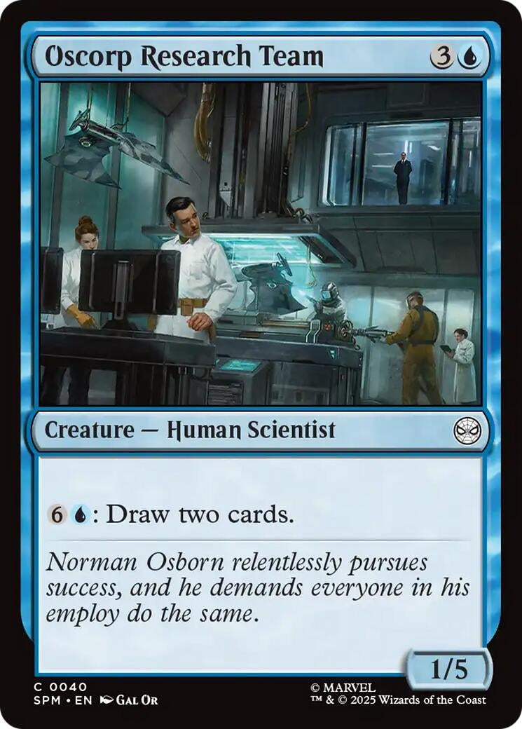 Image for Oscorp Research Team (40) [Marvel's Spider-Man] - Magic: The Gathering