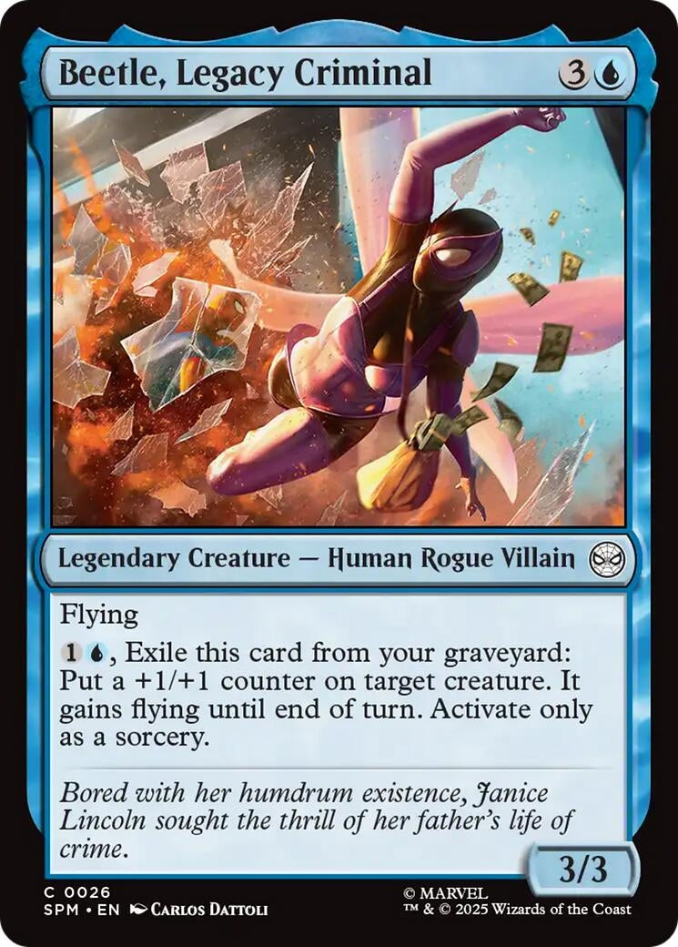 Image for Beetle, Legacy Criminal (26) [Marvel's Spider-Man] - Magic: The Gathering