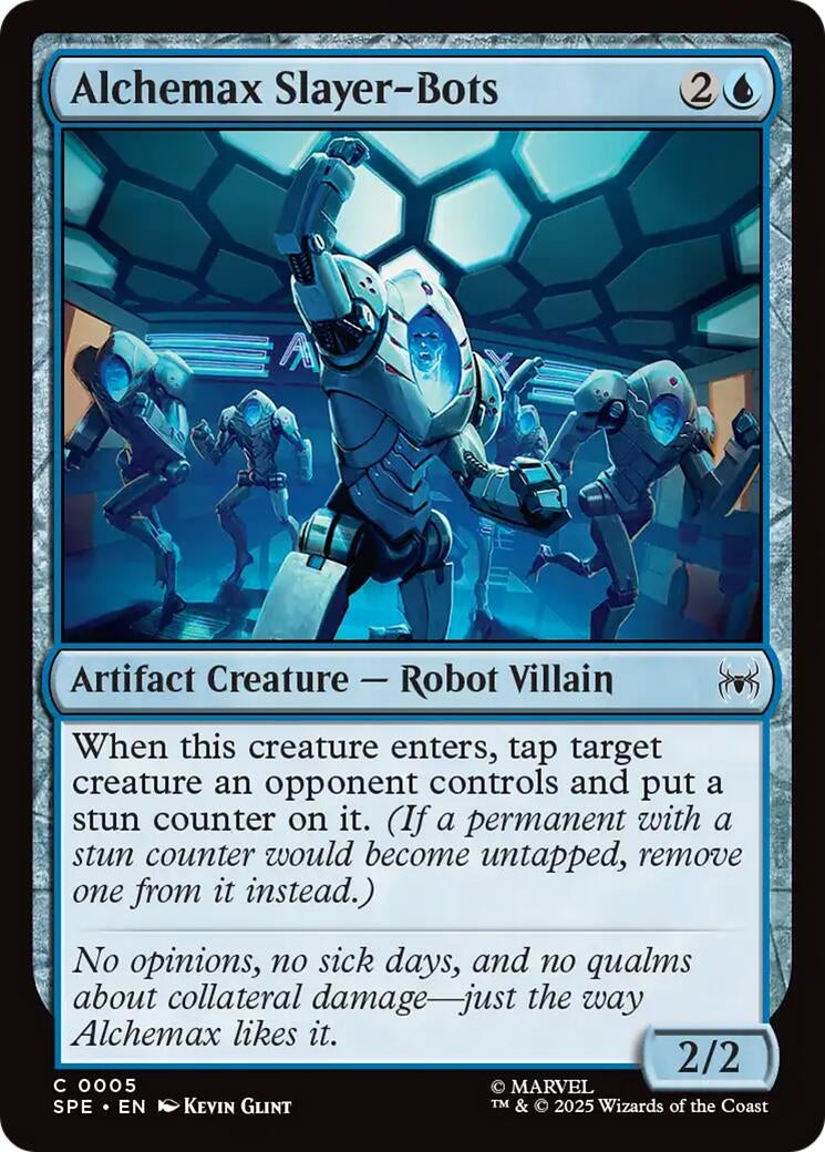 Image for Alchemax Slayer-Bots (5) [Marvel's Spider-Man: Eternal-Legal] - Magic: The Gathering