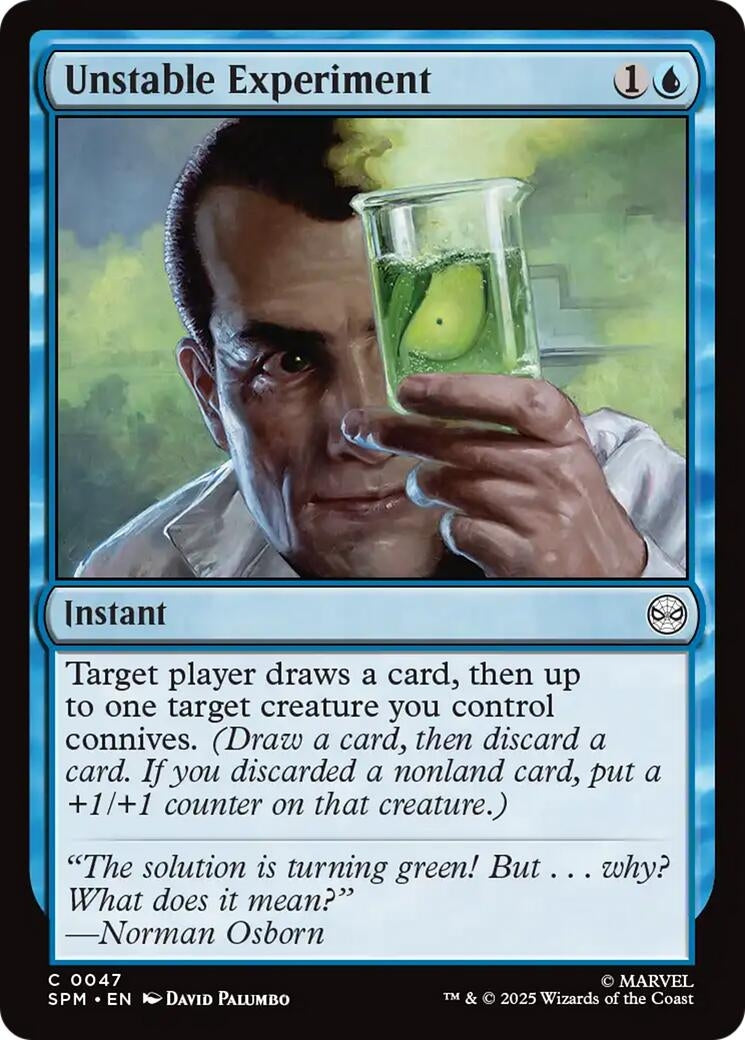 Image for Unstable Experiment (47) [Marvel's Spider-Man] - Magic: The Gathering