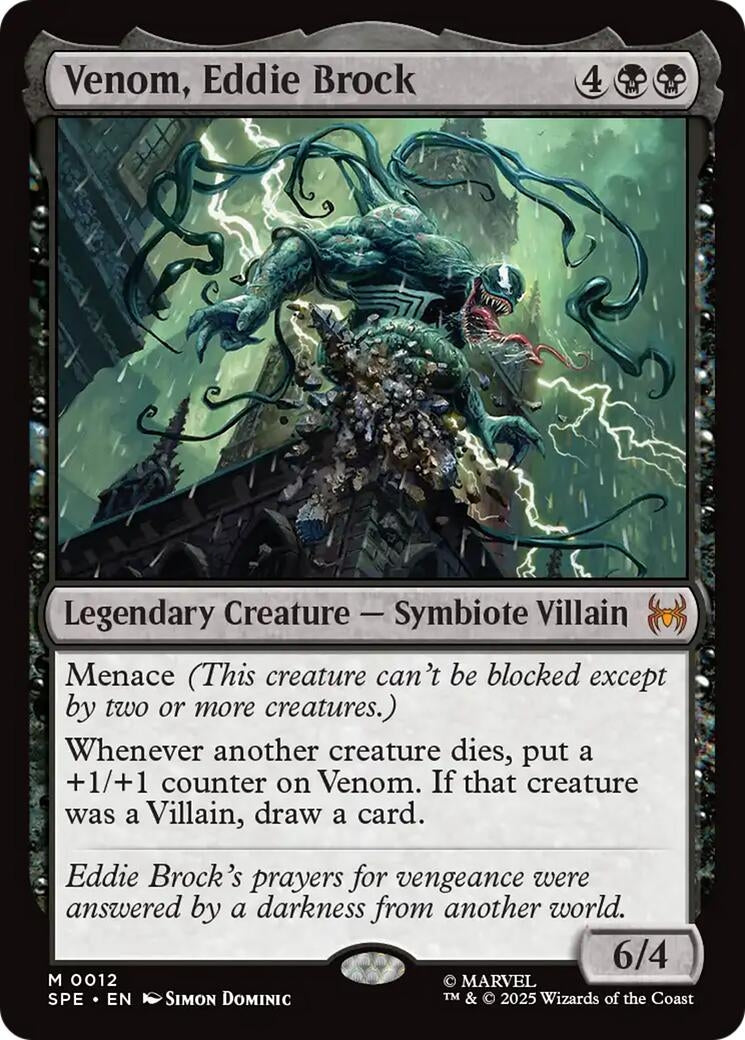 Image for Venom, Eddie Brock (12) [Marvel's Spider-Man: Eternal-Legal] - Magic: The Gathering