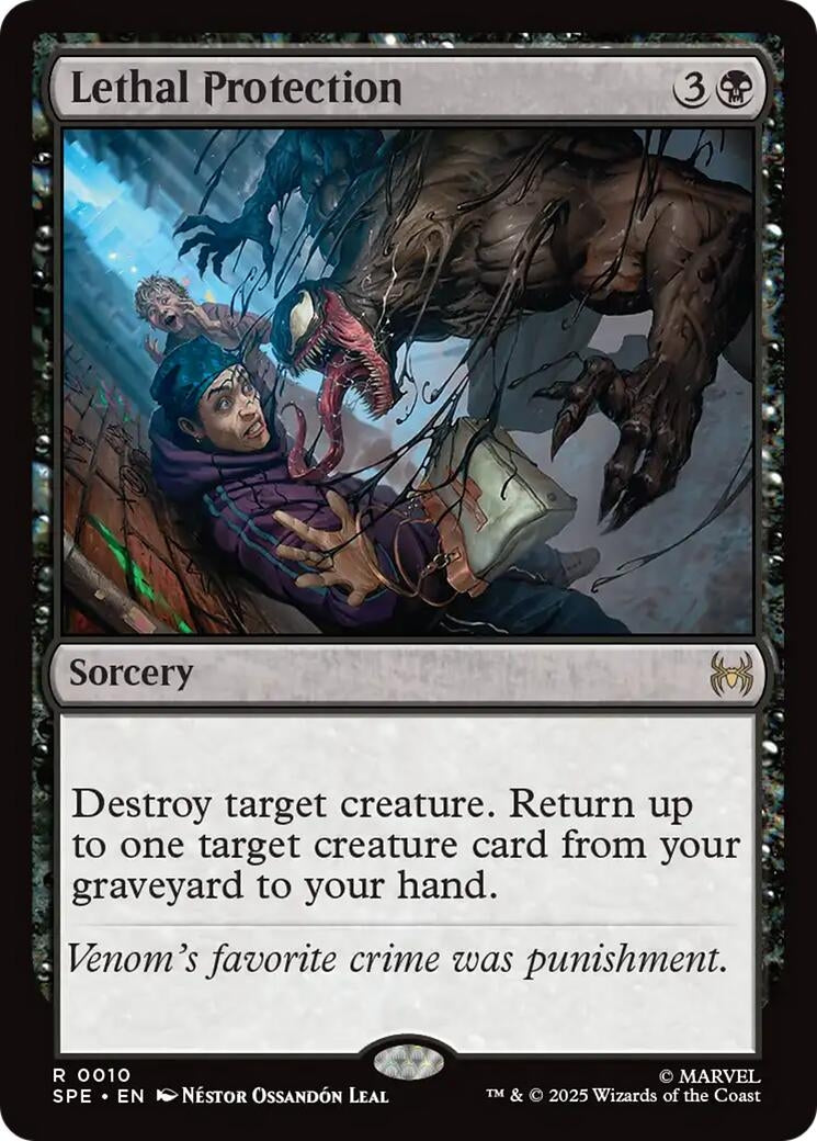 Image for Lethal Protection (10) [Marvel's Spider-Man: Eternal-Legal] - Magic: The Gathering